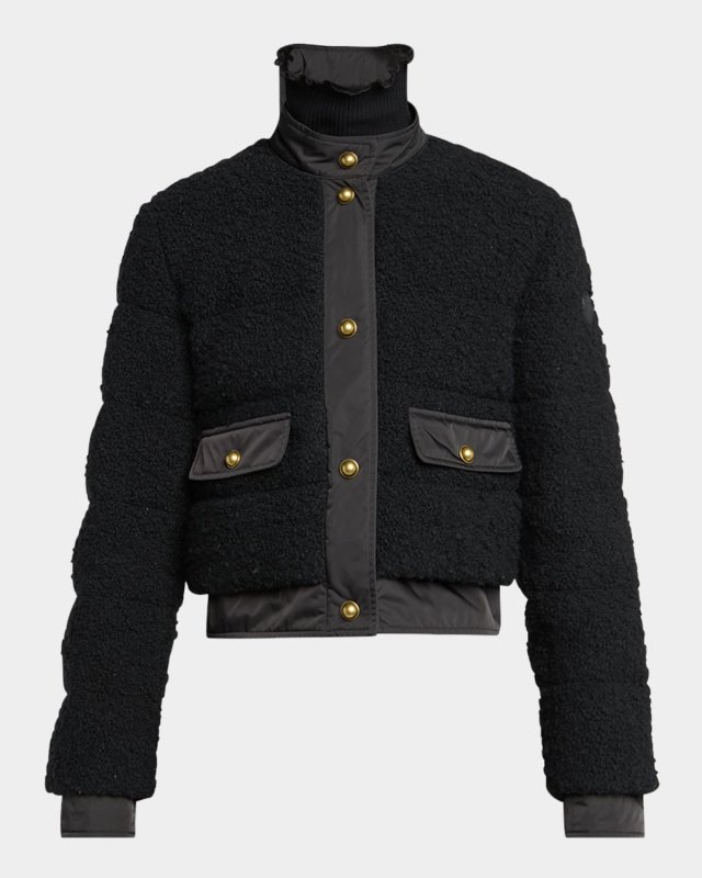 Blandy Tweed Short Down Jacket